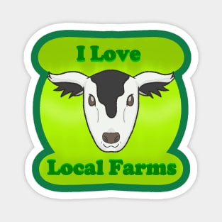 Happy Cow (I Love Local Farms) Magnet