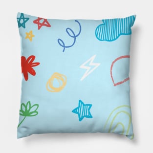 CUTE KIDS DOODLE Pillow