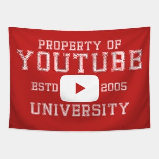 Property of YouTube University Tapestry