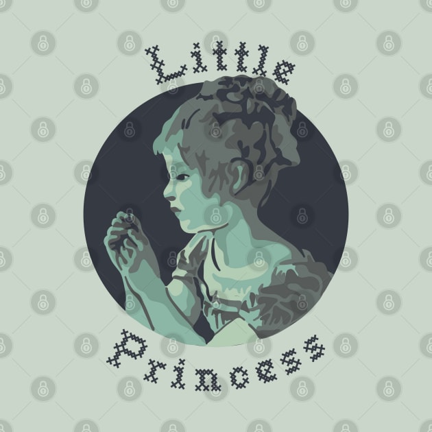 A Little Princess Portrait and  Quote by Slightly Unhinged