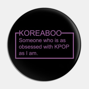 Koreaboo Definition Pin