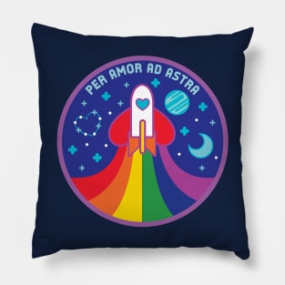 Space Pride - LGBT Flag T-Shirt Pillow