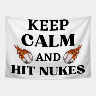 Keep Calm And Hit Nukes Tapestry