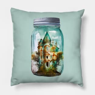 House Jar Pillow