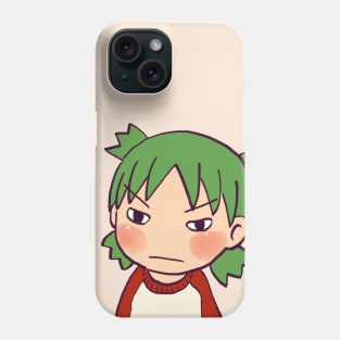 sulking angry yotsuba funny reaction meme Phone Case