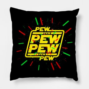 Pew Pew Pew lasers Pillow