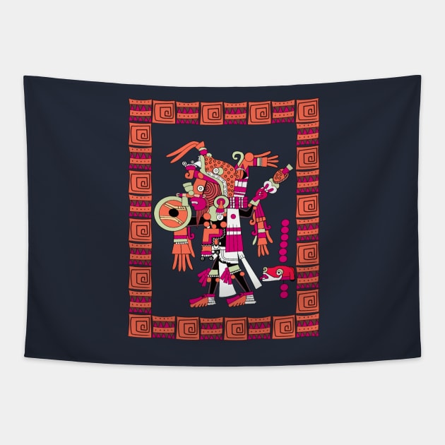 Aztec Warrior Tapestry by soulfulprintss8