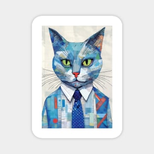 Abstract Cat 5 Magnet