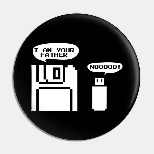 Funny Floppy Disk I Am Your Father Noooooo! USB Pin by theperfectpresents