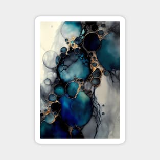Deep Soul - Abstract Alcohol Ink Resin Art Magnet