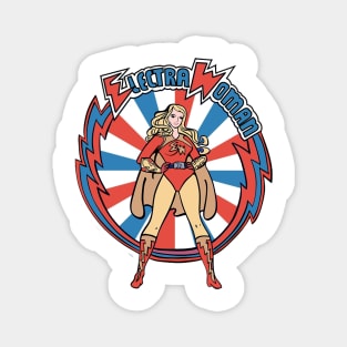 Electra Woman - Patriotic Magnet