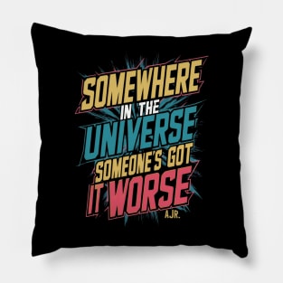 Somewhere in the univers AJR Pillow