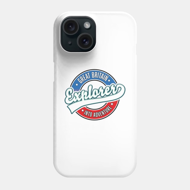 Great Britain explorer into adventure Phone Case by nickemporium1