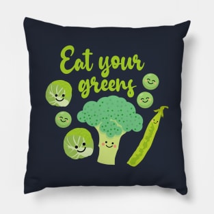 Eat Your Greens Pillow