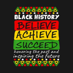 Black History Month Decorations Melanin African American T-Shirt