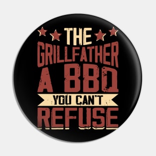 The Grillfather A BBQ You Can't Refuse T shirt For Women Pin