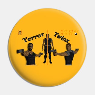 Terror Twinz Reverse Devil Pin