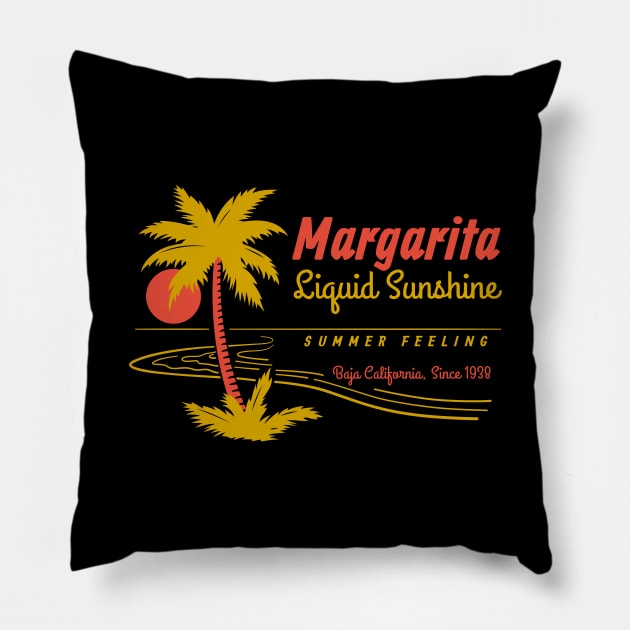 Margarita - Since 1938 - Liquid sunshine Pillow by All About Nerds