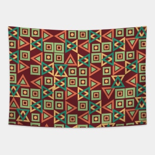 Tiled geometric pattern Tapestry