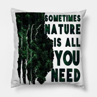 Sometimes nature is what you need! Pillow