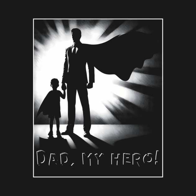 Father And Son Dad My Hero by valentican