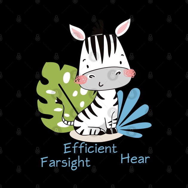 Zebra - farsighted - Educate by 1Nine7Nine