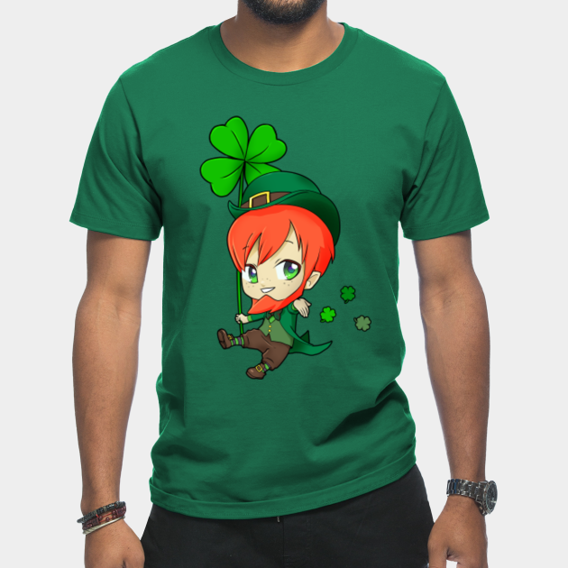 St Patrick's Day Shamrocks - Leprechaun - T-Shirt