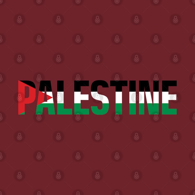 Free Palestine with Palestinian Freedom Flag Solidarity Design by QualiTshirt