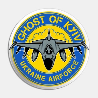 Ukraine Airforce Ghost of Kyiv Pin