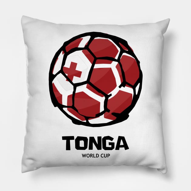 Tonga Football Country Flag Pillow by KewaleeTee