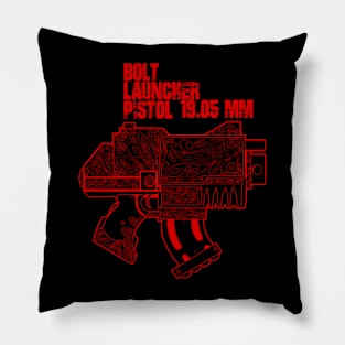 Bolt Launcher red Pillow