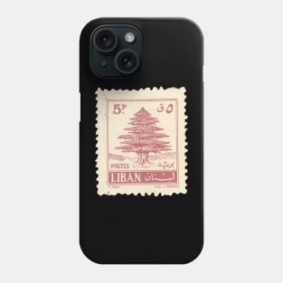 liban post vintage timbre Phone Case