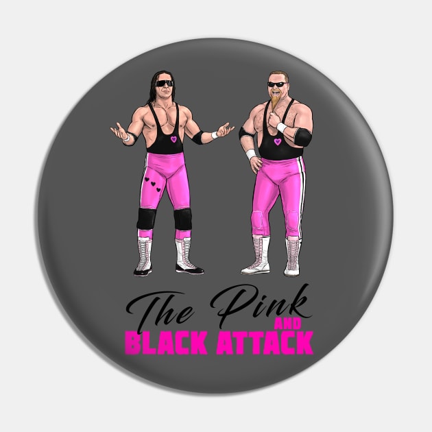 The Pink and Black Attack 1989 Pin by PreservedDragons