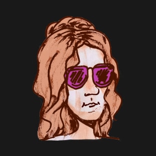 girl with pink sunglasses T-Shirt