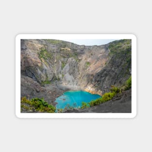 Irazu Volcano Crater Lake, Costa Rica Magnet