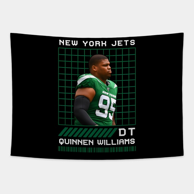 Quinnen Williams - Dt - New York Jets Tapestry by caravalo