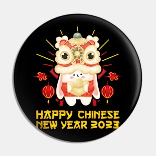 Good Luck Zodiac Happy Chinese New Year of the Rabbit 2023 Pin