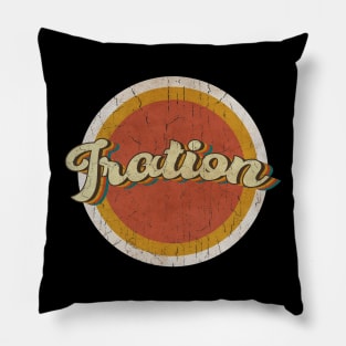 circle vintage Iration Pillow