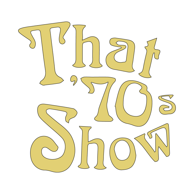 That 70s show vintage style 90s logo by Window House