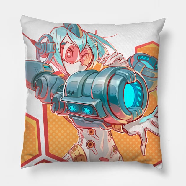 Android girl Pillow by Ignat02