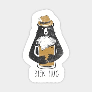 Funny Oktoberfest Bier Beer Bear Hug German Fun Party Magnet