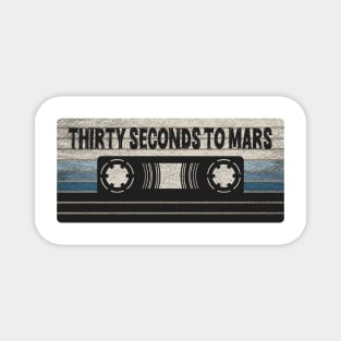 Thirty Seconds To Mars Mix Tape Magnet