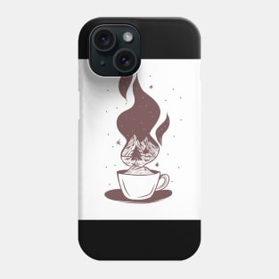 mountain coffee Phone Case