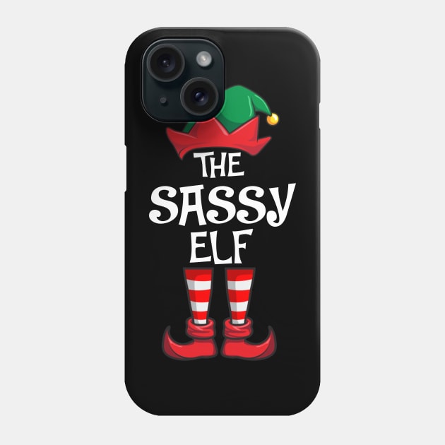 Sassy Elf Matching Family Christmas Phone Case by hazlleylyavlda