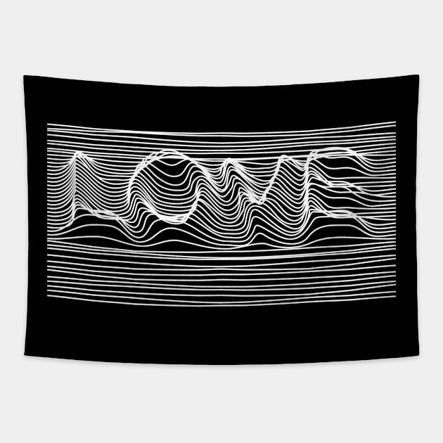 love lines design Tapestry by lkn