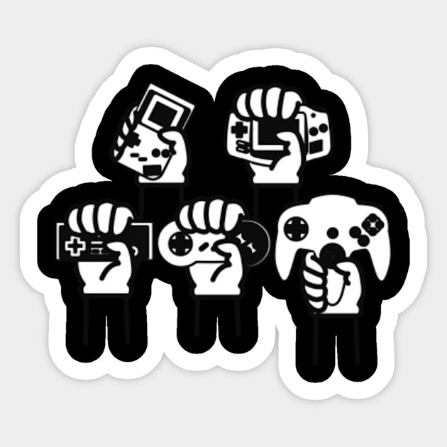 Retro Resistance Nintendo Sticker Teepublic