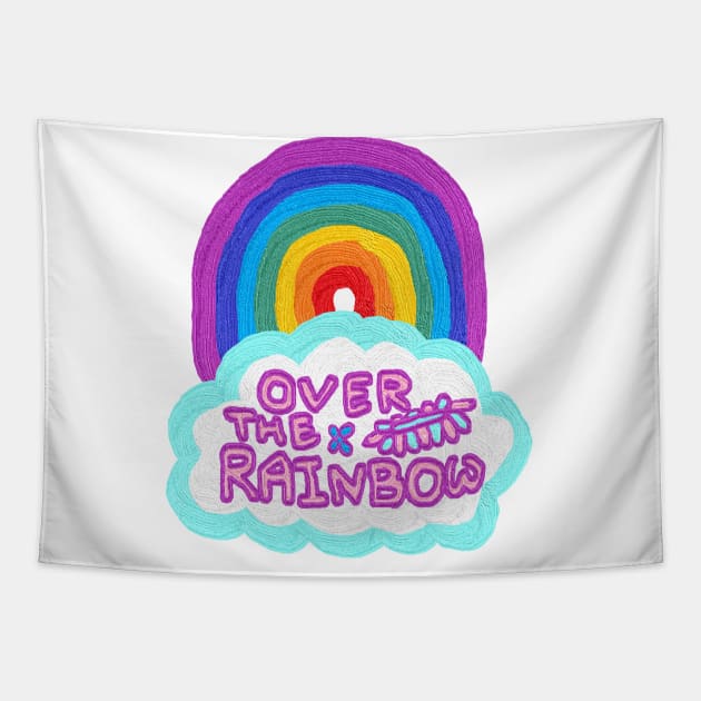 over the rainbow Tapestry by zzzozzo