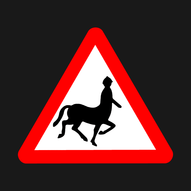 Caution! Centaurs! by Hypnogoria