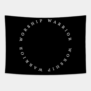 worship warrior Tapestry