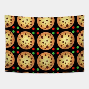 Chocolate Chip Cookies Pattern Tapestry